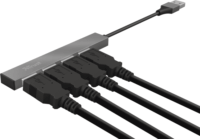 Trust Halyx USB 2.0 HUB (4 port) Szürke