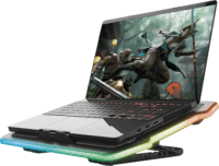 Trust Gaming GXT 1126 Aura 17" laptop hűtőpad - Fekete