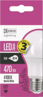 Emos Classic A60 6W E27 LED gömb izzó - Természetes fehér