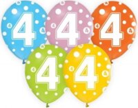 Godan Számos lufi 5 darabos szett - 4