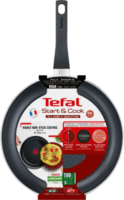 Tefal Start&Cook C2720453 24cm Univerzális serpenyő - Fekete
