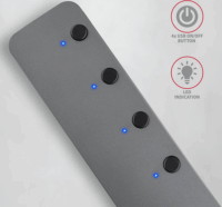 Axagon HUE-MSA USB 3.2 HUB (4 port) Szürke