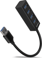 Axagon HUE-M1A USB 3.2 HUB (4 port) Fekete