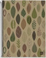 Miquelrius Ecoleaves 4x30 lapos A5 vonalas spirálfüzet