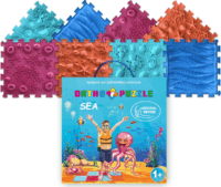 Ortho Puzzle: Ortopédiai masszázs szőnyeg Tenger szett (8 db)