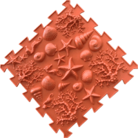 Ortho Puzzle: Ortopédiai masszázs szőnyeg Tenger szett (8 db)