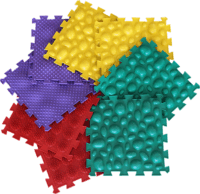 Ortho Puzzle: Ortopédiai masszázs szőnyeg Szavanna szett (8 db)