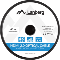 Lanberg HDMI v2.0 - HDMI kábel 40m Fekete