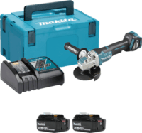 Makita DGA519RTJ Akkumulátoros sarokcsiszoló + Koffer