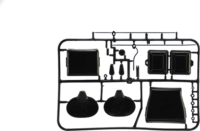 Italeri WWII KS 750 oldalkocsis motor műanyag modell (1:9)