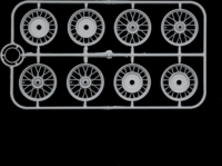 Italeri WWII KS 750 oldalkocsis motor műanyag modell (1:9)