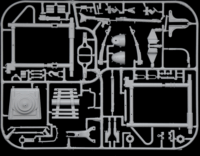 Italeri WWII KS 750 oldalkocsis motor műanyag modell (1:9)