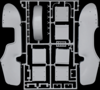 Italeri WWII KS 750 oldalkocsis motor műanyag modell (1:9)