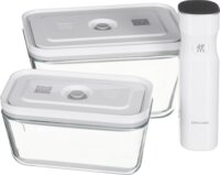 Zwilling Fresh & Save 2x Vákuum üveg doboz + 4x Vákuum tasak ételtároló készlet (6 db)