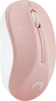 Natec Toucan Wireless Egér - Fehér/Rózsaszín