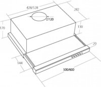 Akpo WK-7 Light Eco 50 páraelszívó - Fekete