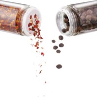 Lamart LT7010 Gusto Fűszertartó állvánnyal - Átlátszó (12 fűszertartó / csomag)