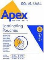 Fellowes Apex Light 75-80 mikron A4 meleglamináló fólia (100 db / csomag)