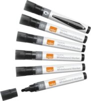 NOBO 1-3mm Táblamarker készlet - Fekete (10 db / csomag)