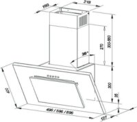 Maan Vertical-2 50 páraelszívó - Inox/Fekete