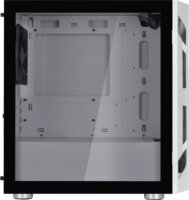SilverStone FARA H1M Edzett üveg Számítógépház - Fehér