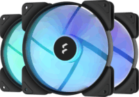 Fractal Design Aspect 14 RGB 140mm rendszerhűtő - Fekete (3db/csomag)