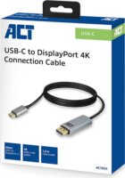 ACT AC7035 USB-C - DisplayPort kábel 1.8m Szürke