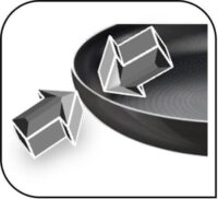 Tefal D5220883 Resist Intense 32cm Általános serpenyő - Bordó