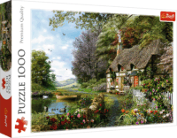 Trefl Erdei házikó - 1000 darabos panoráma puzzle