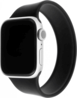 Fixed Apple Watch S1/2/3/4/5/6/7/SE Szilikon szíj L 38/40mm - Fekete