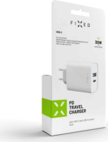 Fixed Hálózati USB-C+USB töltő 30W (20V / 3000mA)