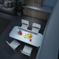 Yeelight YLDL01YL Crystal Pendant Light mennyezeti függő Okos RGB LED lámpa