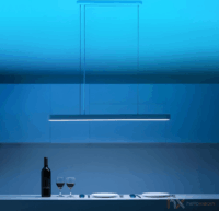 Yeelight YLDL01YL Crystal Pendant Light mennyezeti függő Okos RGB LED lámpa