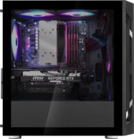 SilverStone FARA H1M Edzett üveg Számítógépház - Fekete