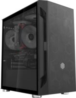 SilverStone FARA H1M Edzett üveg Számítógépház - Fekete