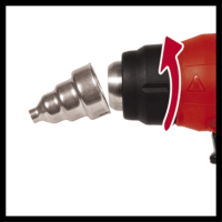 Einhell Akkumulátoros hőlégfúvó (Akku és töltő nélkül)