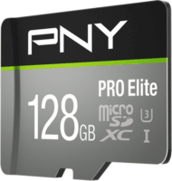PNY 128GB Pro Elite microSDXC UHS-I CL10 memóriakártya + Adapter
