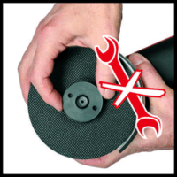 Einhell AXXIO 18/115 Q Akkumulátoros sarokcsiszoló (Akku és töltő nélkül)