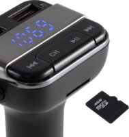 SAL FMBT MIC FM Bluetooth autós kihangosító és töltő Fekete