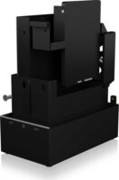 ICY BOX IB-RD3621-C31 2x 2.5"/3.5" USB 3.1 (Gen 2) Type-C Külső HDD/SSD ház - Fekete