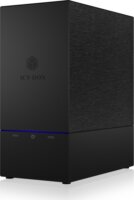 ICY BOX IB-RD3621-C31 2x 2.5"/3.5" USB 3.1 (Gen 2) Type-C Külső HDD/SSD ház - Fekete