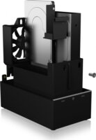 ICY BOX IB-RD3621-C31 2x 2.5"/3.5" USB 3.1 (Gen 2) Type-C Külső HDD/SSD ház - Fekete