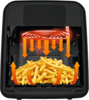 Tefal Easy Fry Oven & Grill Légkeverős Mini Légkeveréses sütő 11L 2000 Watt - Fekete