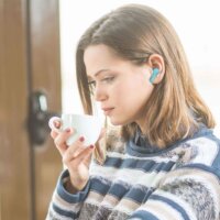 JVC HA-A7TANU Bluetooth Headset Kék