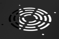 Stalflex 10" Fali rack szekrény 6U 300x292mm - Fekete