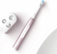 Oral-B Pulsonic Slim Luxe 4900 Elektromos fogkefe (2db) Fekete/Rózsaszín