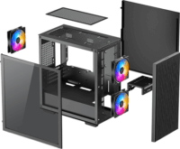 DeepCool MATREXX 40 3FS Számítógépház - Fekete