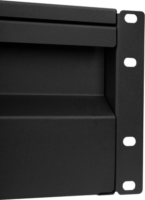 Stalflex RD19-3U-B 19" Zárható fekete rack fiók 3U - Fekete