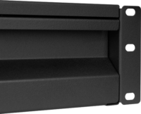 Stalflex RD19-2U-B 19" Zárható fekete rack fiók 2U - Fekete