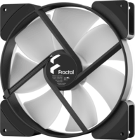 Fractal Design Prisma AL-18 PWM 180mm rendszerhűtő - Fekete (2db/csomag)